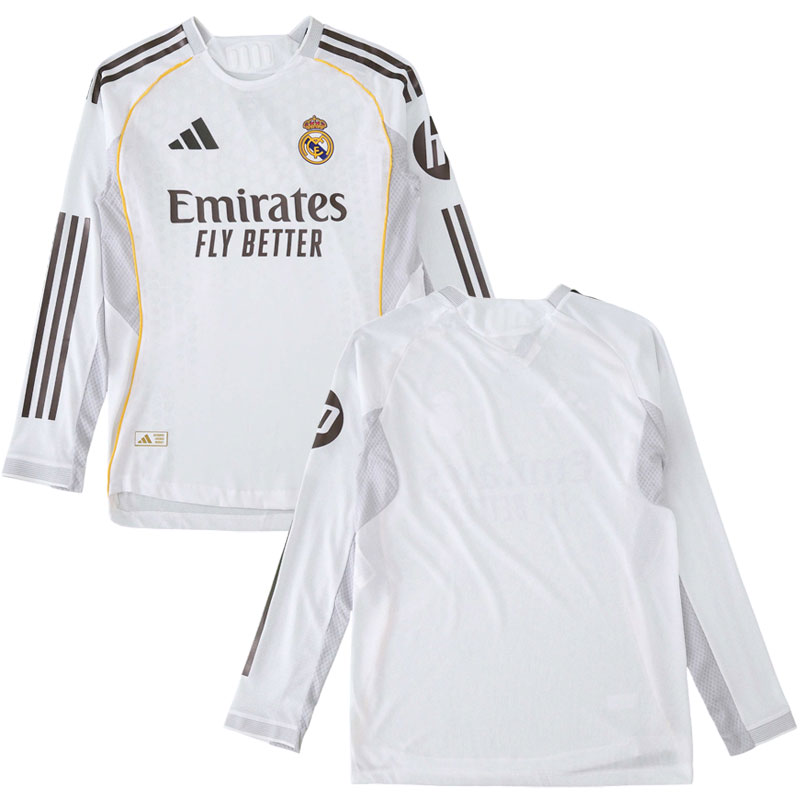 Real Madrid domácí dres 2025/26 s dlouhým rukávem