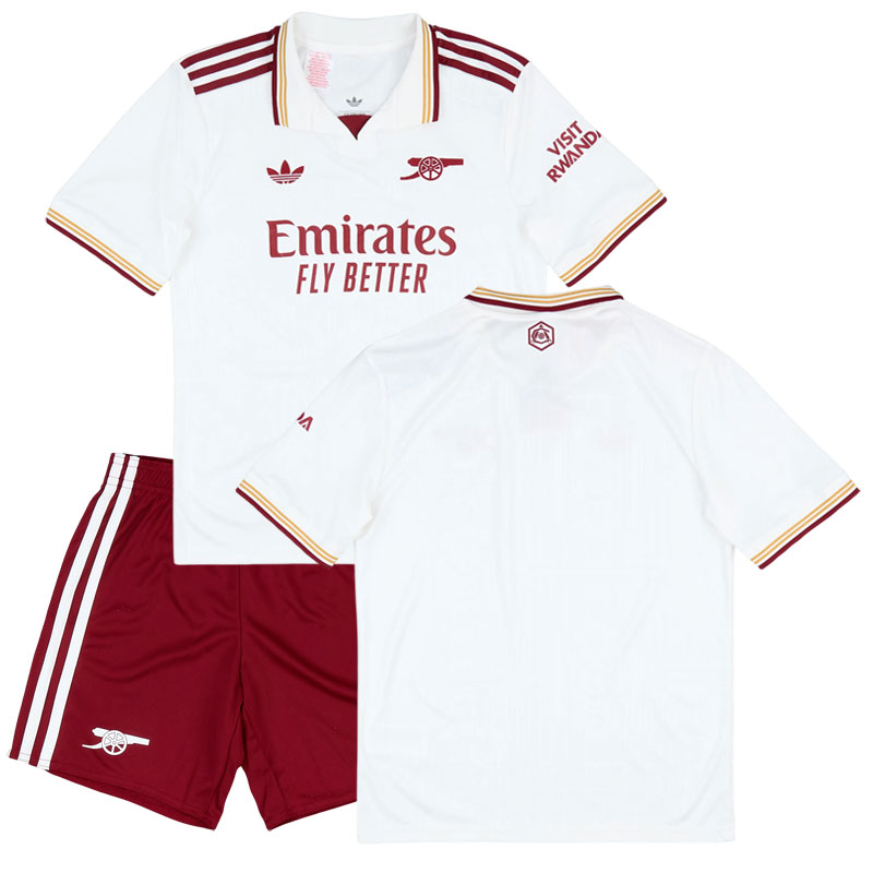 Arsenal 2025/26 dětský alternativní fotbalový dres + šortky