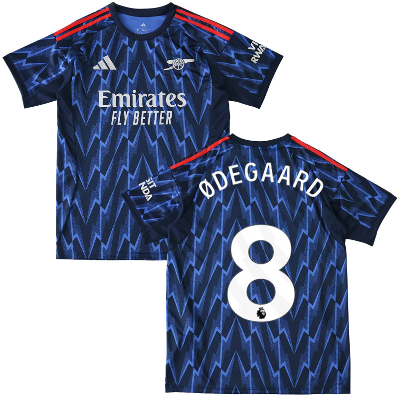 Arsenal 2025/26 venkovní dres pro muže s potiskem Ødegaard 8