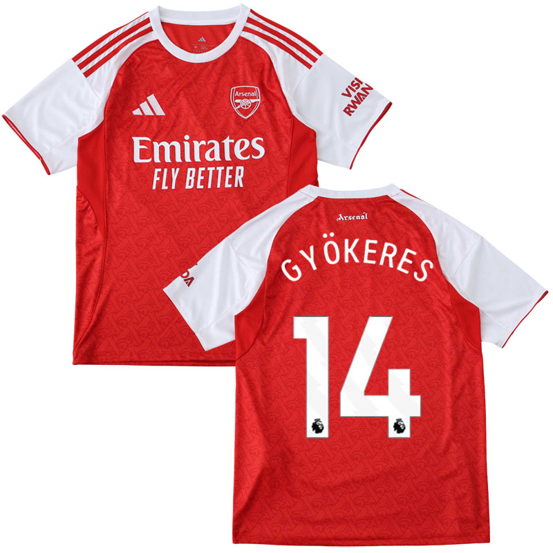 Arsenal domácí dres 2025/26 pánský – Gyökeres 14 na zádech