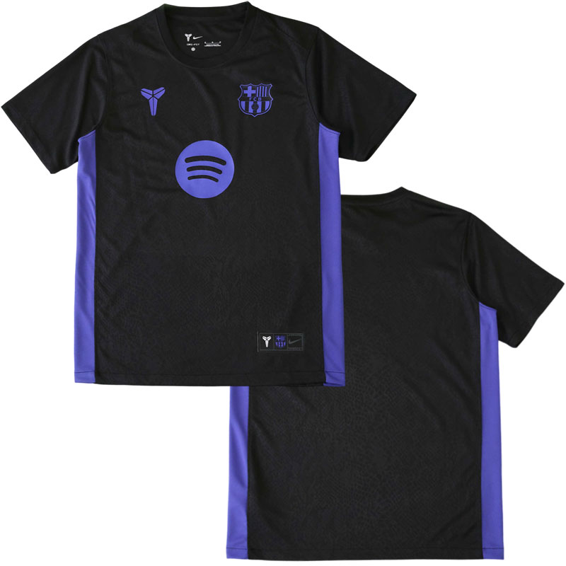 Barcelona 2025/26 černo-fialový fotbalový dres pro muže