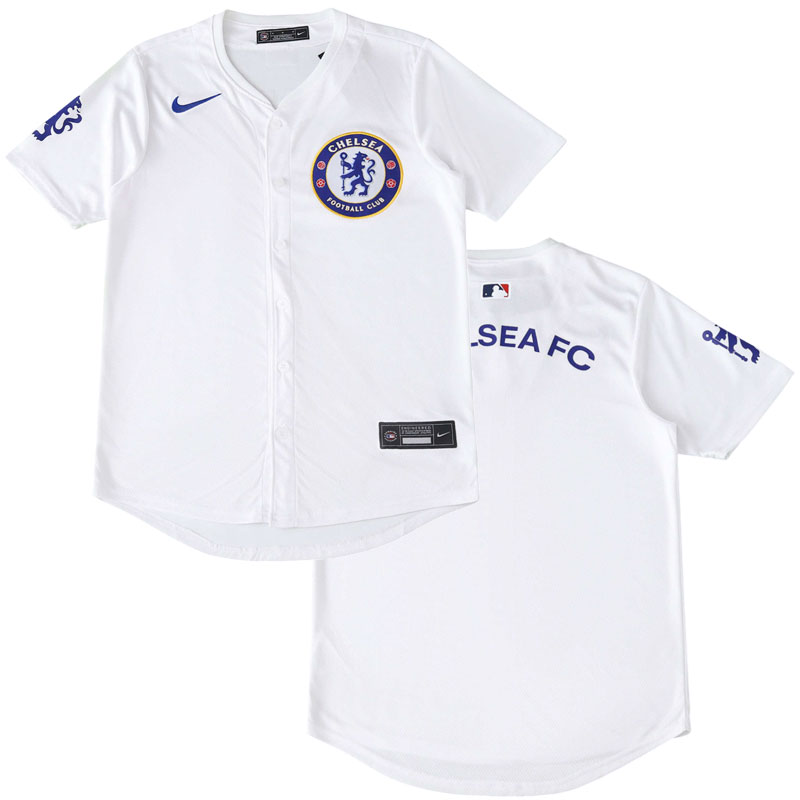 Chelsea 2025/26 pánský bílý baseballový dres US Pack tričko