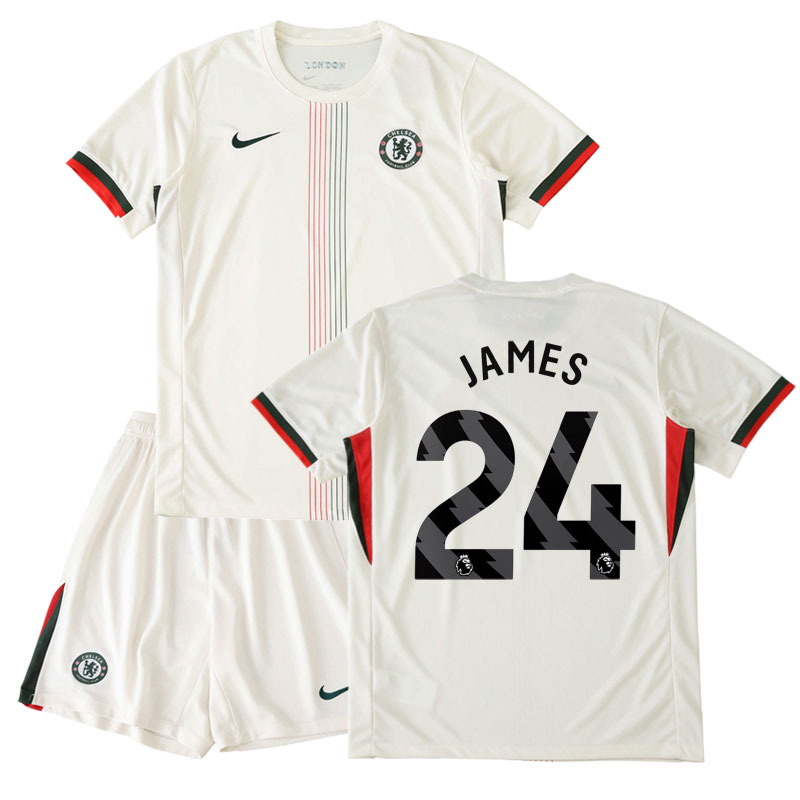 Chelsea FC 2025/26 venkovní dres pro děti - tričko + šortky James 24
