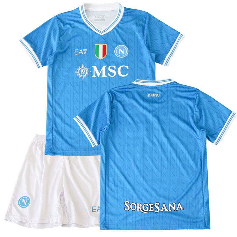 Dětský dres SSC Napoli 2025-26 - domácí fotbalová souprava