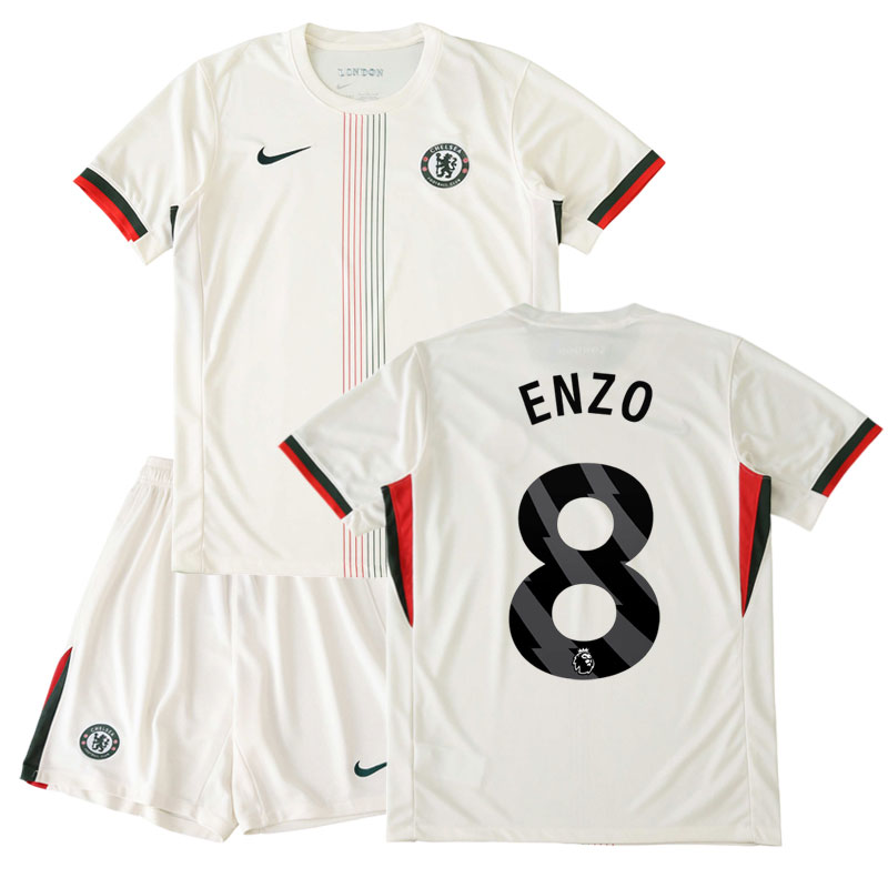 Dětský fotbalový dres ENZO 8 Chelsea FC 2025/26 venkovní sada
