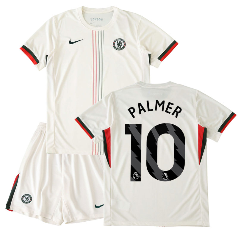 Dětský fotbalový set Palmer 10 Chelsea 2025/26 venkovní - tričko a šortky