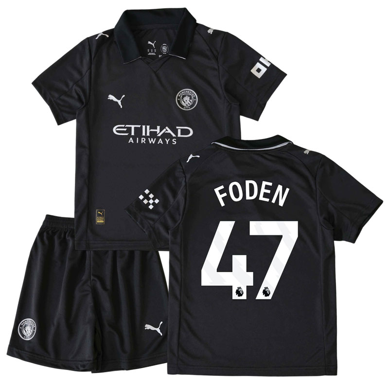 Dětský venkovní dres Manchester City 2025/26 - triko a šortky FODEN 47