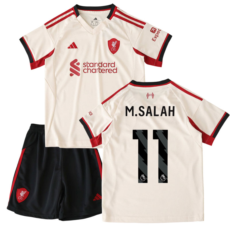 Fotbalový dres Liverpool FC 2025/26 venkovní pro děti - tričko s M. Salah 11 a šortky
