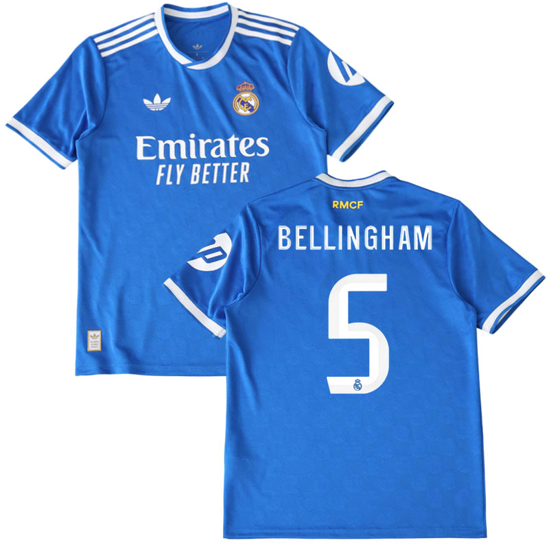 Fotbalový dres Real Madrid 2025/26 třetí dres s číslem 5 Bellingham