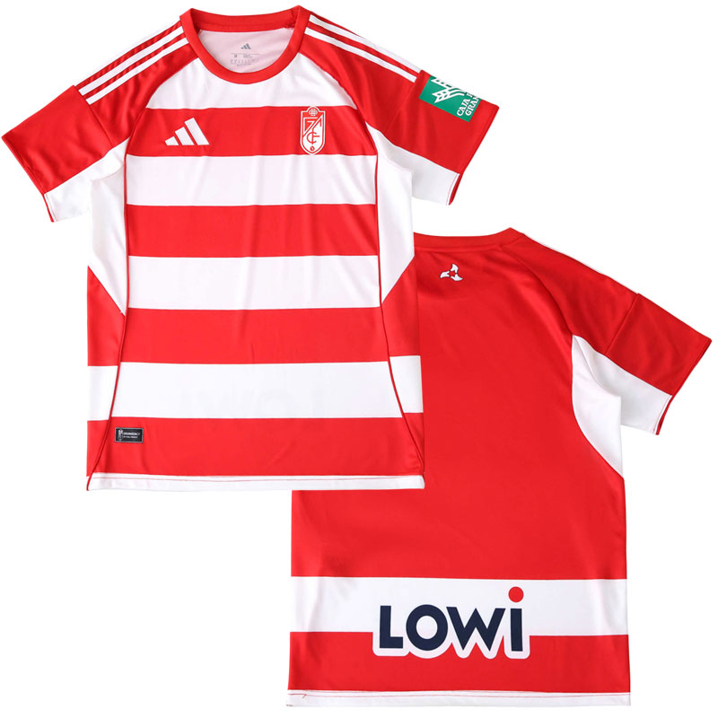 Granada CF domácí dres 2025/26 červenobílý fotbalový trikot