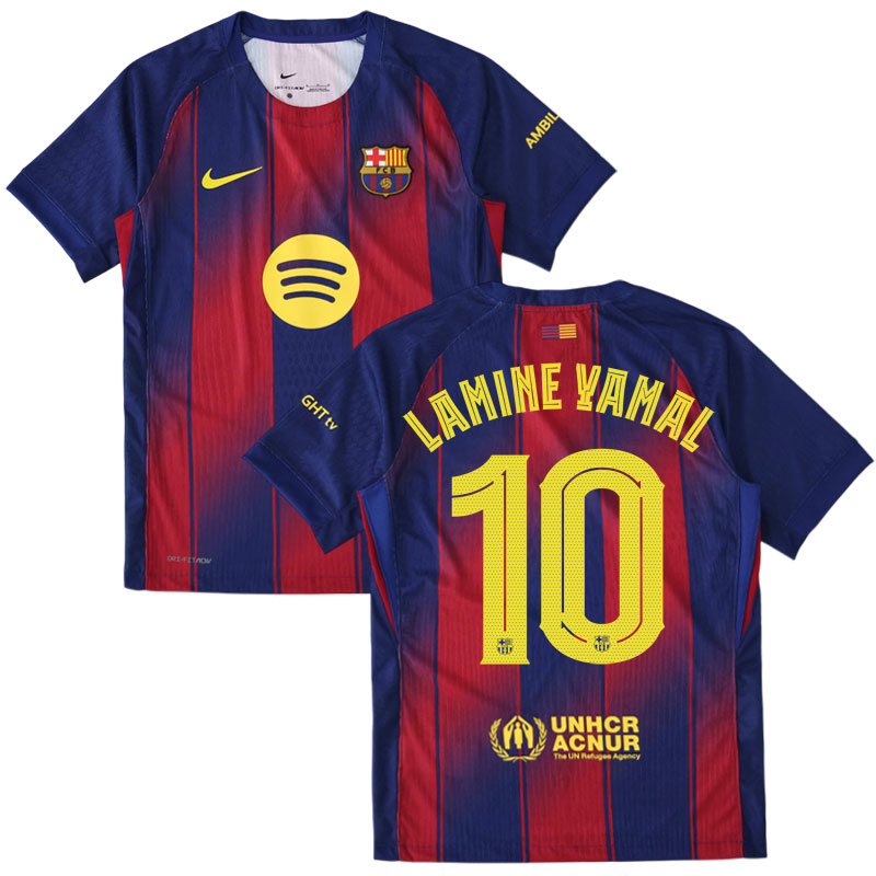 LAMINE YAMAL 10 FC Barcelona domácí fotbalový dres 2025/26 pro muže