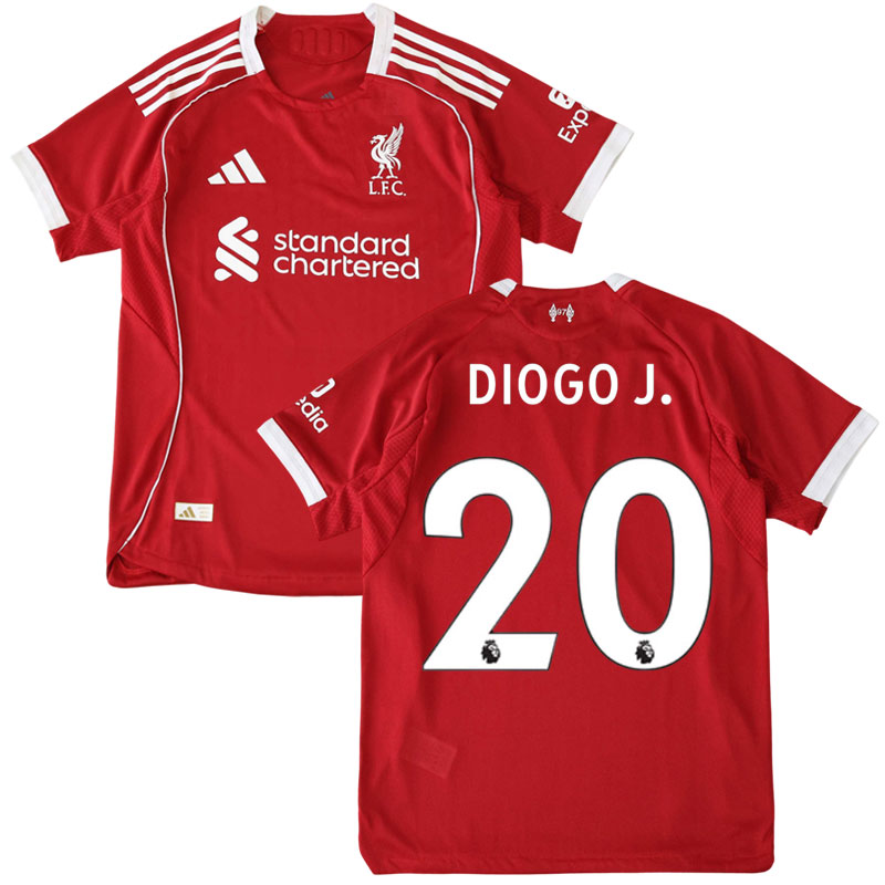 Liverpool FC domácí dres 2025-26 - pánský fotbalový dres s potiskem DIOGO J. 20