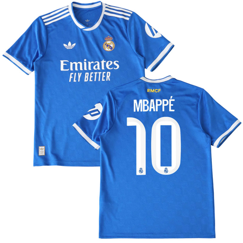 Mbappé 10 Real Madrid třetí fotbalový dres 2025/26 pro muže