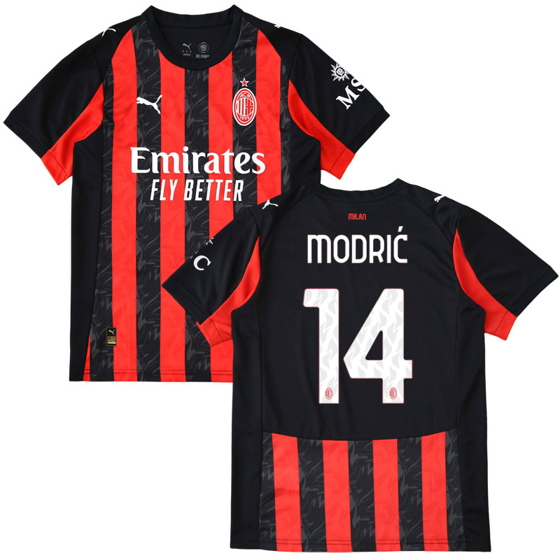 Modrić 14 fotbalový dres AC Milán 2025/26 domácí
