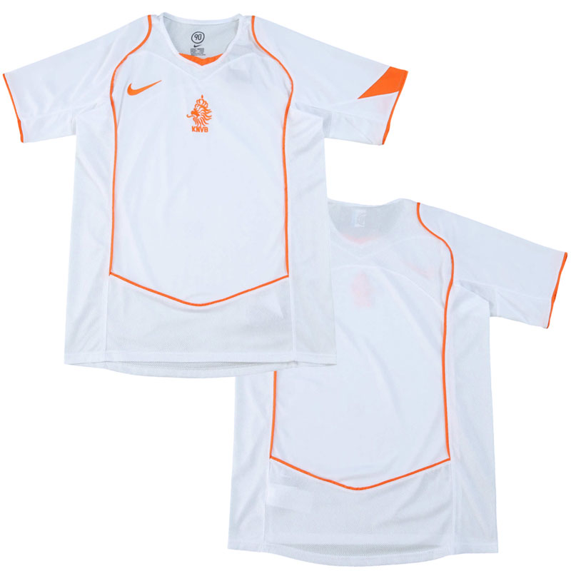 Nizozemský retro fotbalový dres 2004 – pánská venkovní varianta