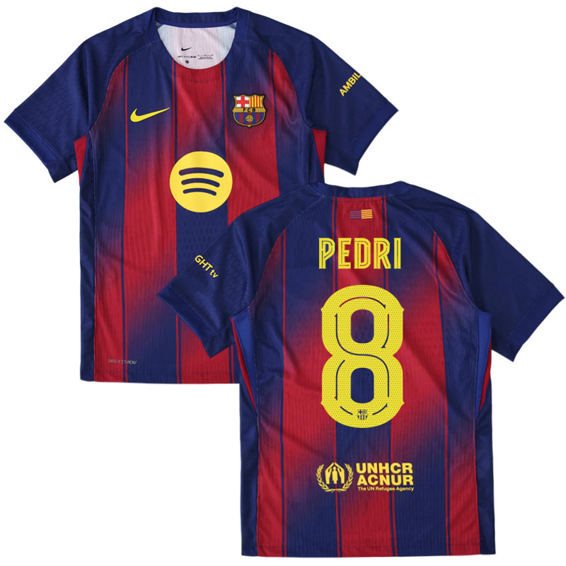 PEDRI 8 FC Barcelona domácí fotbalový dres 2025/26