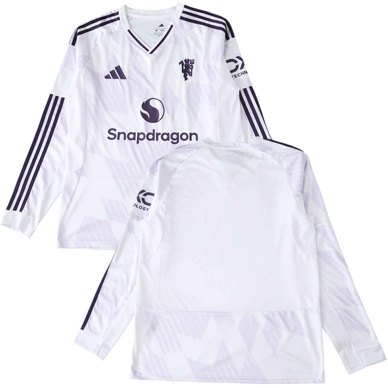 Pánský Manchester United 2025-26 venkovní dres - dlouhý rukáv
