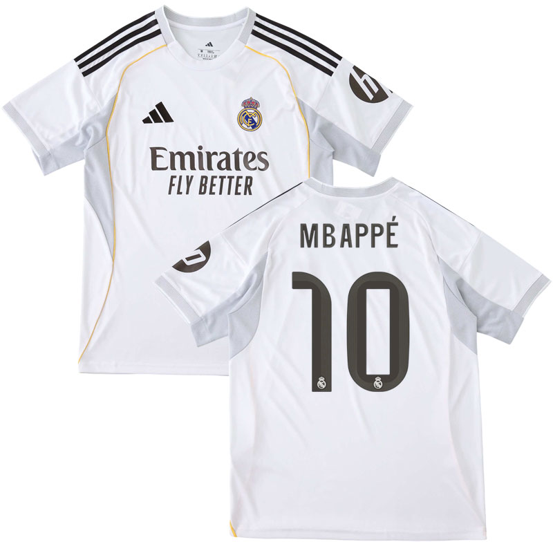 Real Madrid fotbalový dres 2025/26 - Mbappé 10 domácí pánský trikot
