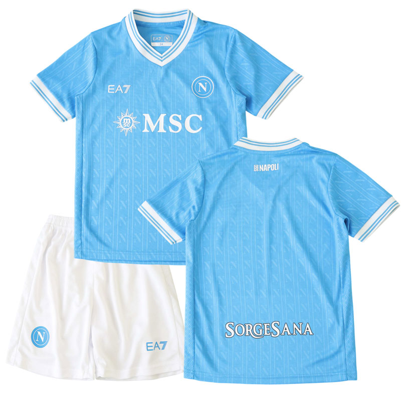 SSC Neapol domácí dres 2025/26 pro děti - tričko + kraťasy