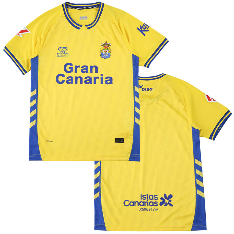 UD Las Palmas domácí dres 2025/26 - žluté fotbalové tričko pro muže