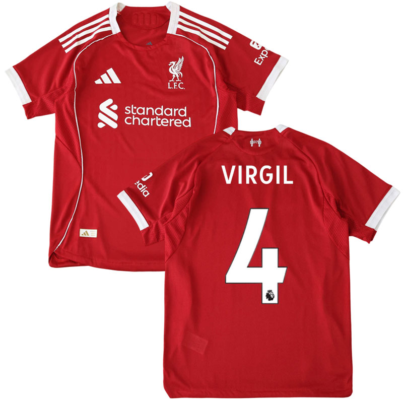 VIRGIL 4 Liverpool FC 2025-26 domácí pánský fotbalový dres
