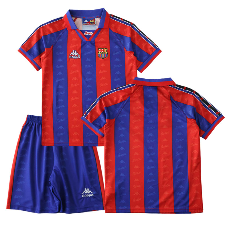 FC Barcelona 1996/97 domácí fotbalový dres pro děti