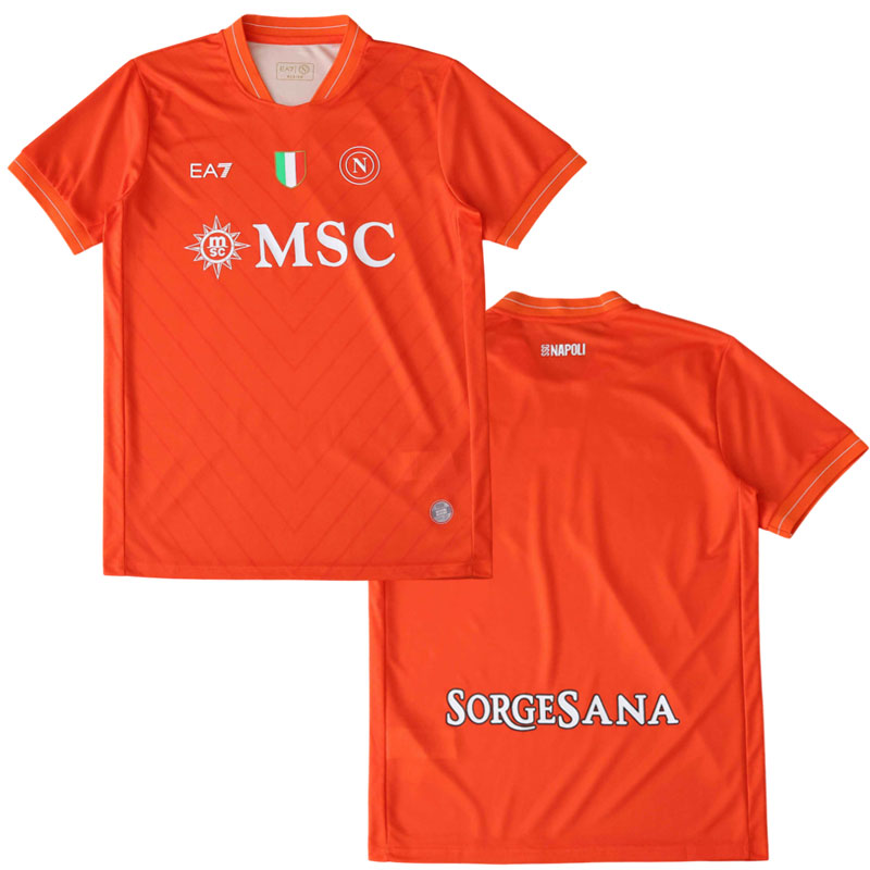 Fotbalový dres SSC Napoli 25/26 brankářský oranžový pro muže