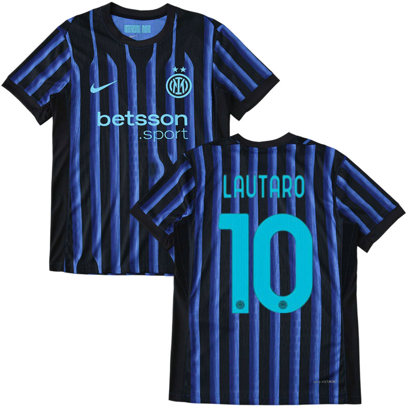 Inter Milan domácí dres 2025/26 pro muže - fotbalové tričko Lautaro 10