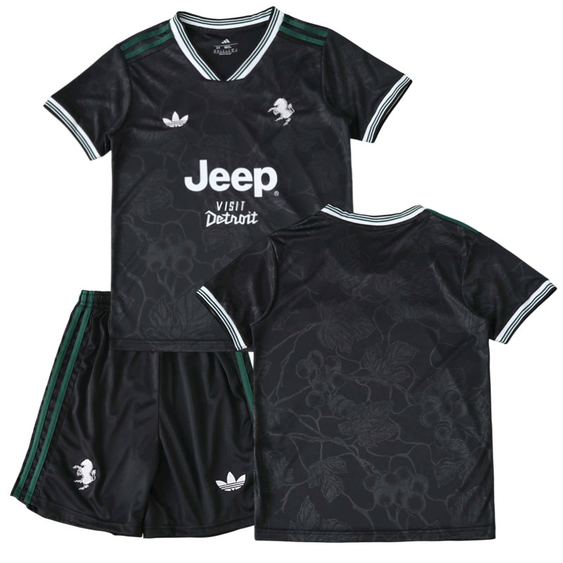 Juventus FC dětský fotbalový dres 2025/26 třetí sada - triko a šortky