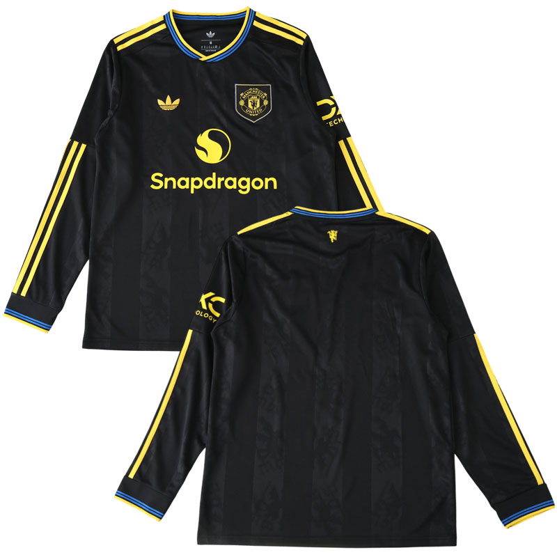 Man Utd třetí fotbalový dres 2025/26 - pánský dlouhý rukáv