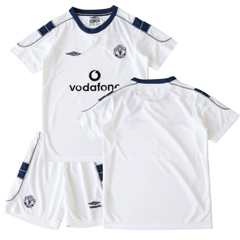 Manchester United 2000/01 dětský retro venkovní dres - fotbalový set