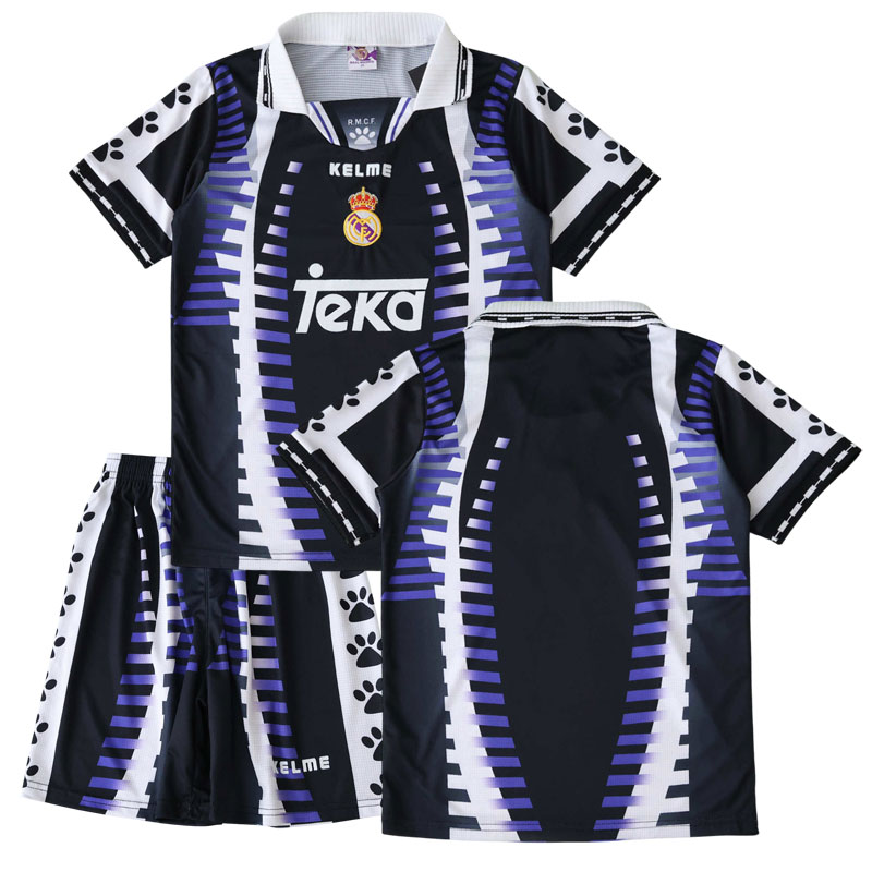 Real Madrid 97/98 dětský retro fotbalový dres - třetí sada komplet