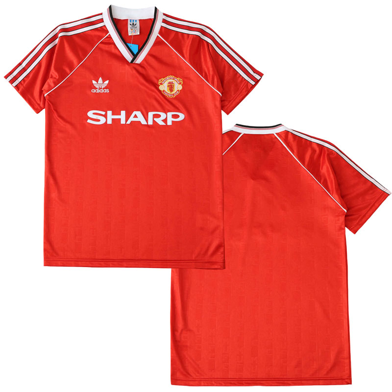 Retro Manchester United domácí fotbalový dres 1988/90