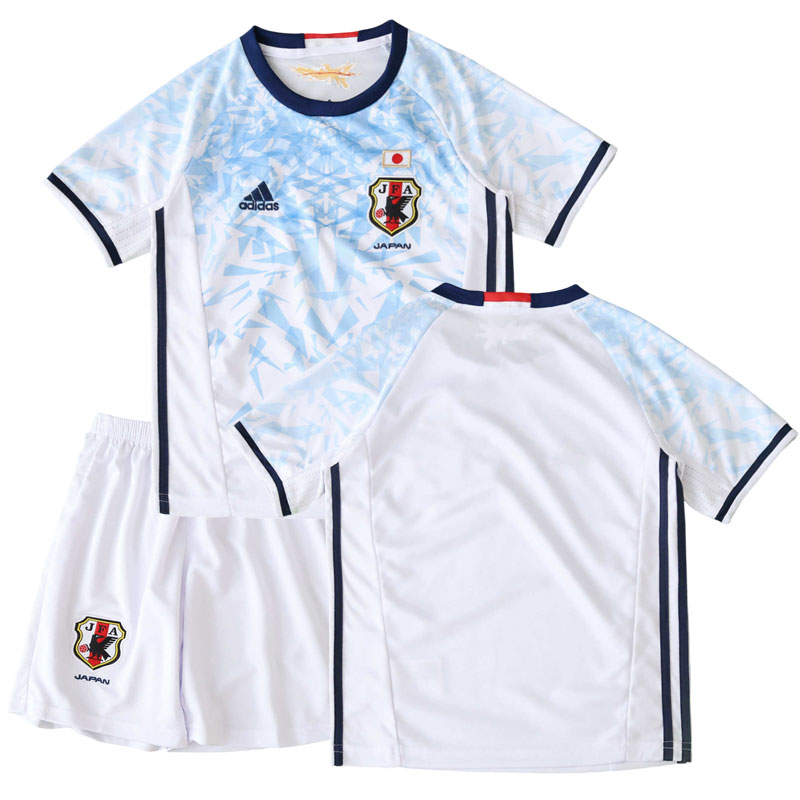 Retro dětský fotbalový dres Japonsko 2016 venkovní - tričko a šortky