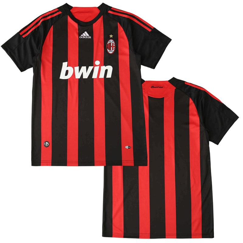 AC Milan domácí fotbalový dres 2008/09 pro muže