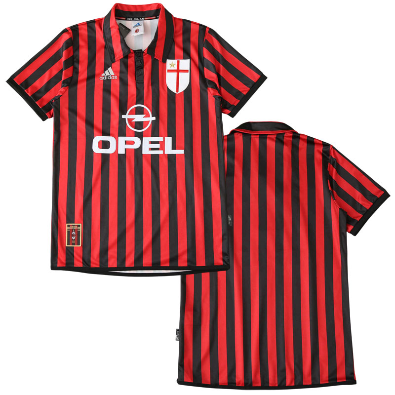 AC Milan retro fotbalový dres 1999/2000 domácí