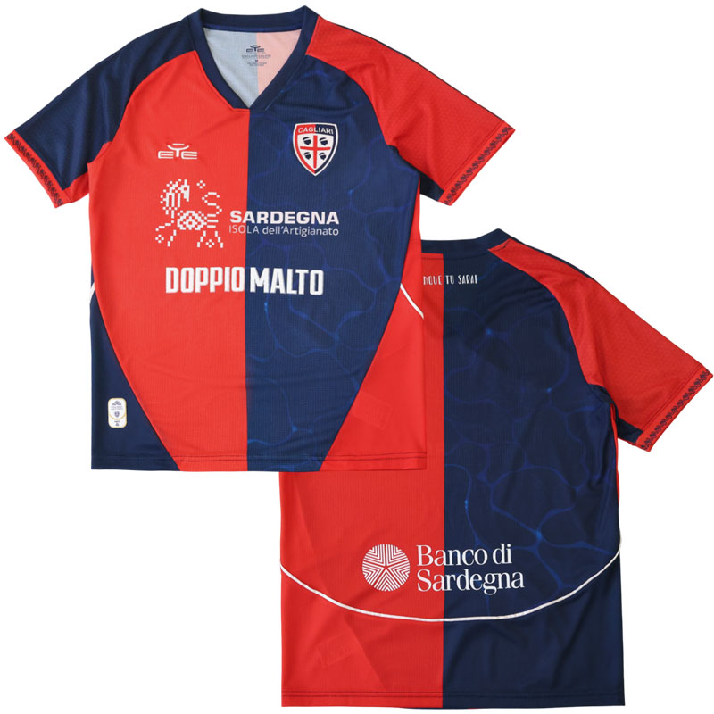 Cagliari Calcio 25/26 červeno-modrý domácí dres Serie A