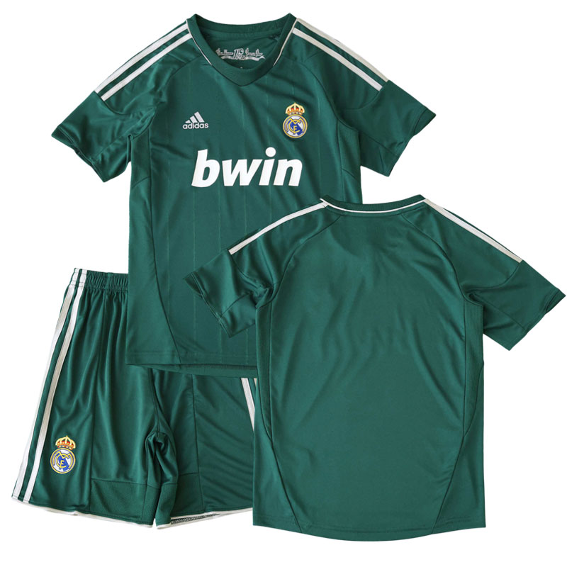 Dětský fotbalový dres Real Madrid 12/13 třetí - set tričko a kraťasy