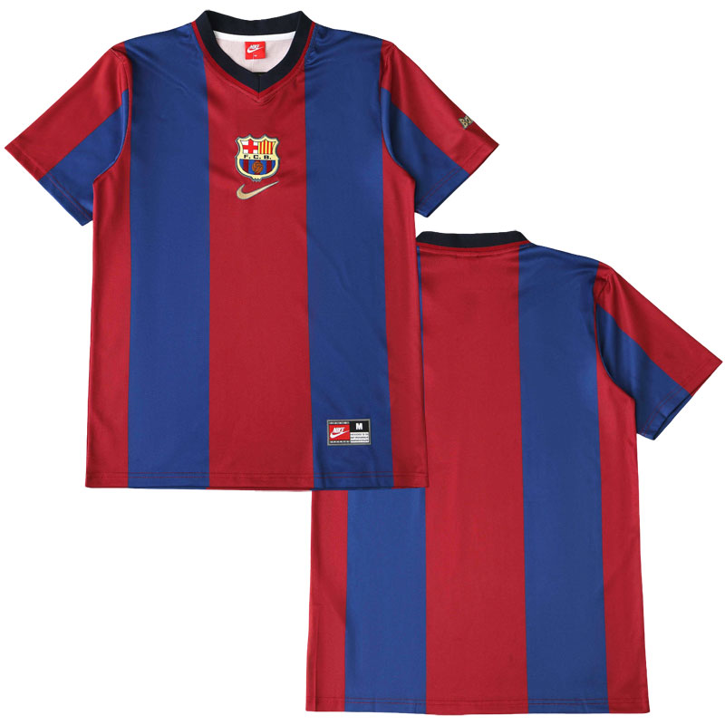FC Barcelona 1998/99 domácí retro fotbalový dres pro muže