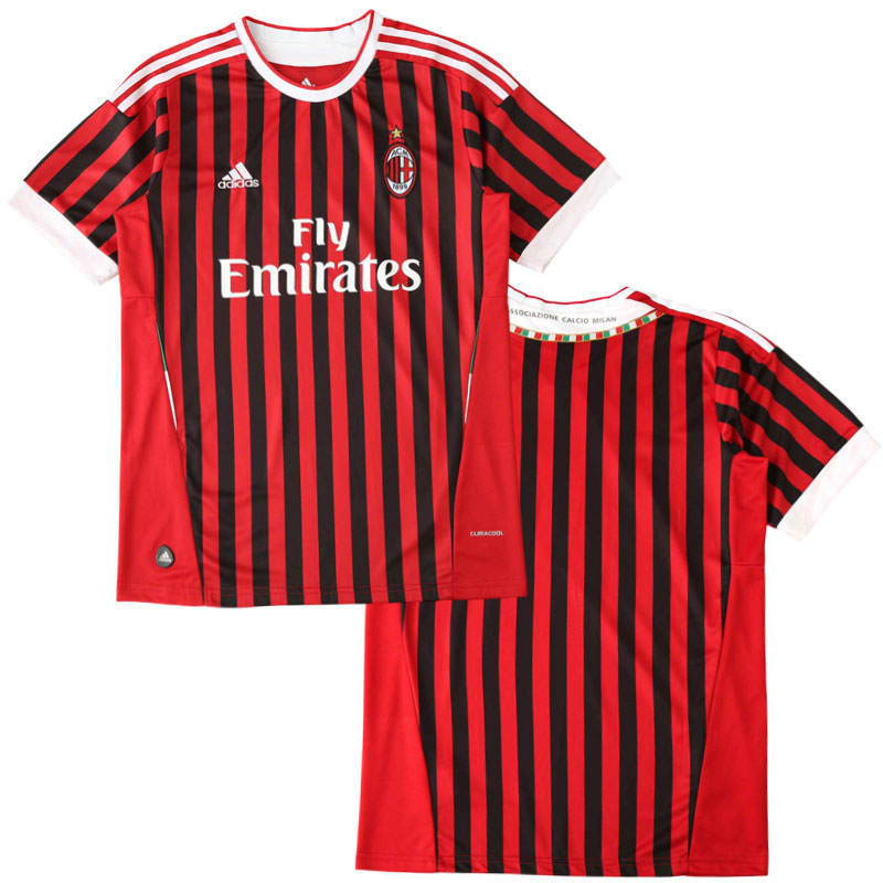 Fotbalový dres AC Milán 2011/12 - retro domácí verze pro muže