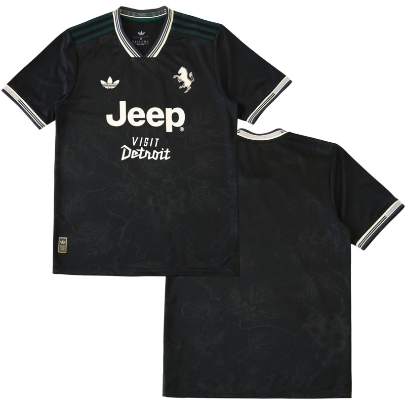 Juventus 2025/26 třetí dres - černý pánský fotbalový dres se sponsorem