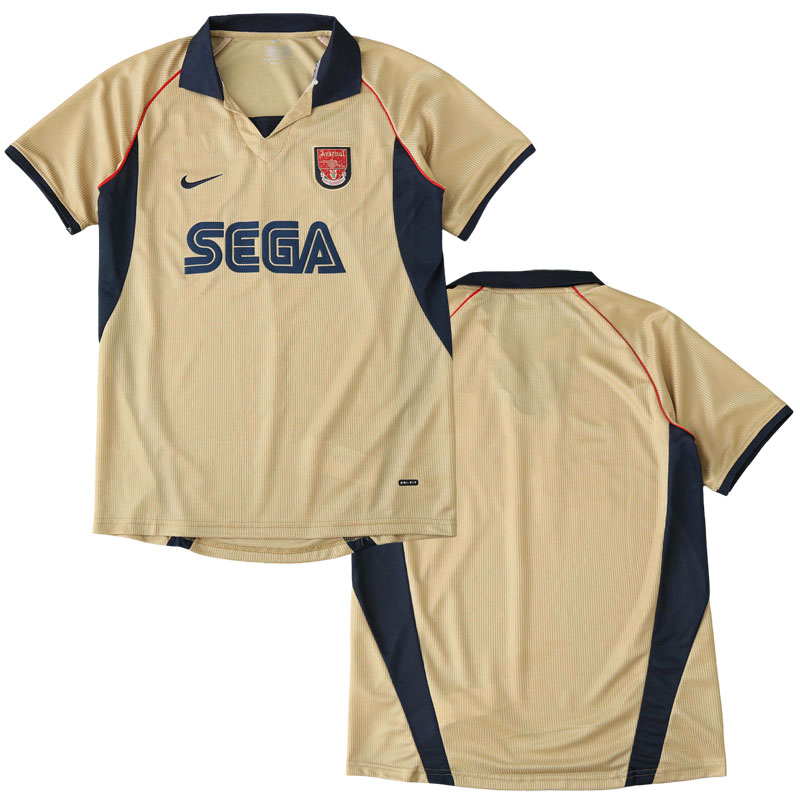 Pánský fotbalový trikot Arsenal FC venkovní retro dres 2001-02