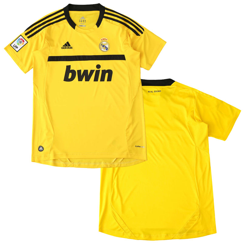 Žlutý retro brankářský dres Real Madrid 2011/12 pro muže