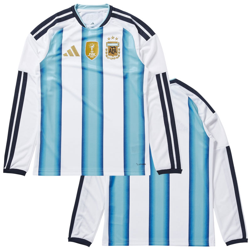 Argentina 2026 MS domácí fotbalový dres s dlouhým rukávem