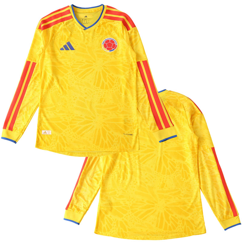 Kolumbie 2026 domácí fotbalový dres s dlouhým rukávem
