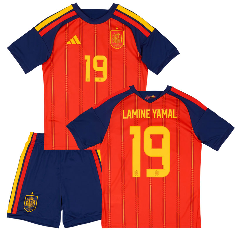 Lamine Yamal 19 Španělsko 2026 dětský domácí fotbalový dres - mistrovství světa