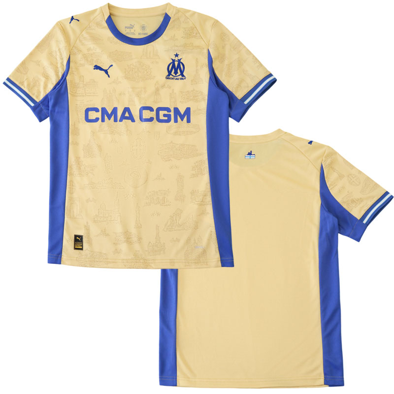 Olympique Marseille 2025/26 čtvrtý dres pro muže