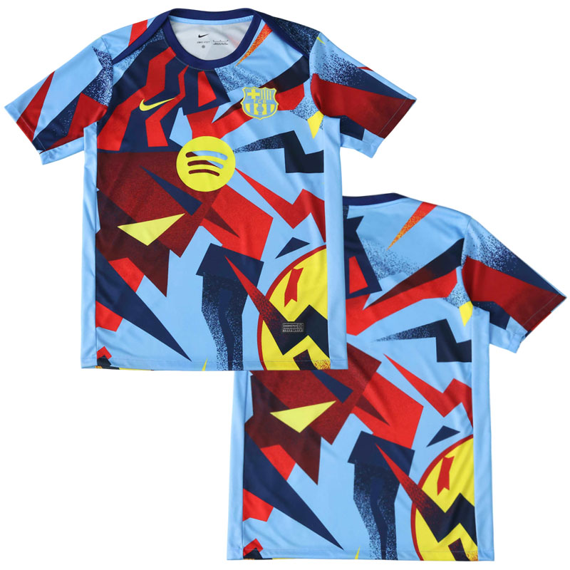 Pánský pre-match fotbalový dres FC Barcelona 2025/26 - tréninková edice