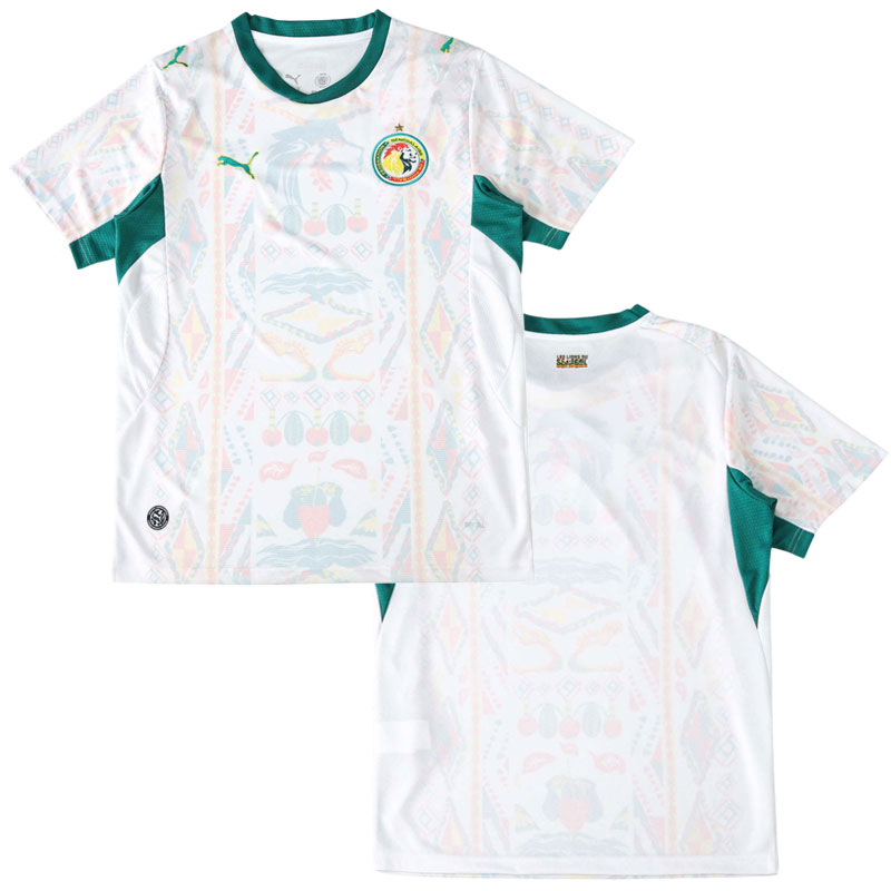 Senegal 2026 domácí dres - bílý fotbalový dres pro MS 2026