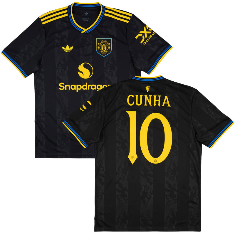 Cunha 10 Man United 25/26 třetí fotbalový dres